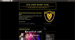 Desktop Screenshot of oldlionsrugby.blogspot.com