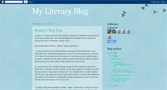 Desktop Screenshot of myliteracyclassblog.blogspot.com