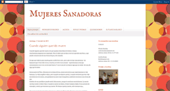 Desktop Screenshot of mujeressanadoras.blogspot.com