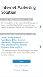 Mobile Screenshot of internetmarketguru.blogspot.com