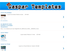 Tablet Screenshot of gaspar-templates.blogspot.com