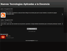 Tablet Screenshot of ntdocencia.blogspot.com