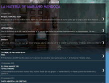 Tablet Screenshot of marianomendoza.blogspot.com