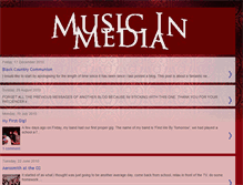 Tablet Screenshot of musicinmedia1.blogspot.com