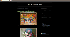 Desktop Screenshot of myrussianart.blogspot.com