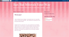 Desktop Screenshot of barbatmitzvahyourway.blogspot.com