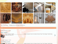 Tablet Screenshot of fauxtimedesign.blogspot.com