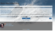 Tablet Screenshot of maxurmail.blogspot.com