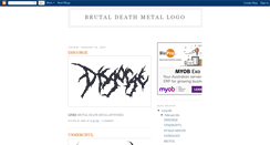 Desktop Screenshot of brutaldeathmetallogo.blogspot.com