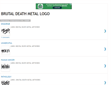 Tablet Screenshot of brutaldeathmetallogo.blogspot.com