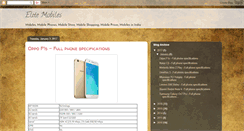 Desktop Screenshot of elitemobiles.blogspot.com