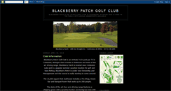 Desktop Screenshot of blackberrypatchgolf.blogspot.com