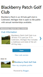 Mobile Screenshot of blackberrypatchgolf.blogspot.com