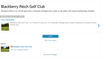 Tablet Screenshot of blackberrypatchgolf.blogspot.com