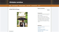 Desktop Screenshot of afinidadesnarrativas.blogspot.com