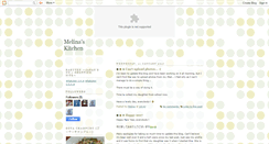 Desktop Screenshot of melinaskitchen.blogspot.com