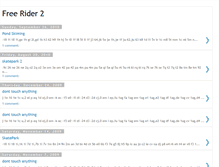 Tablet Screenshot of freerider2funlevels.blogspot.com