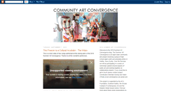 Desktop Screenshot of communityartconvergence.blogspot.com