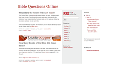 Desktop Screenshot of bible-questions-online.blogspot.com