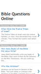 Mobile Screenshot of bible-questions-online.blogspot.com