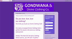 Desktop Screenshot of gondwanashop.blogspot.com