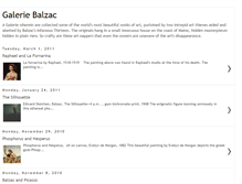 Tablet Screenshot of galeriebalzac.blogspot.com