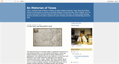 Desktop Screenshot of historianoftexas.blogspot.com