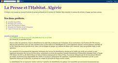 Desktop Screenshot of habitat-algerie.blogspot.com