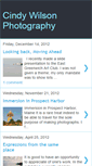 Mobile Screenshot of cindywilsonphoto.blogspot.com