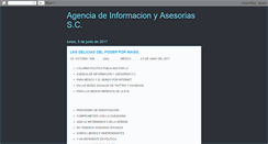 Desktop Screenshot of informacionyasesorias.blogspot.com