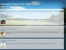 Tablet Screenshot of educacionfisicaiesgrancanaria.blogspot.com