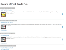 Tablet Screenshot of oceansoffirstgradefun.blogspot.com