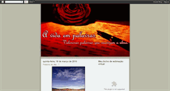 Desktop Screenshot of palavrasdegrandevalor.blogspot.com