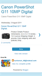 Mobile Screenshot of canonpowershotseller.blogspot.com