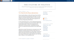 Desktop Screenshot of cultureofpolitics.blogspot.com