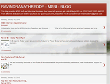 Tablet Screenshot of msbiravindranathreddy.blogspot.com