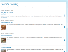 Tablet Screenshot of beccascookingspot.blogspot.com