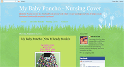 Desktop Screenshot of mybabyponcho.blogspot.com