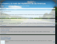 Tablet Screenshot of lobuenoymaloenlasamericas.blogspot.com