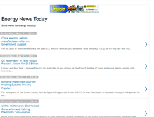 Tablet Screenshot of latestenergynews.blogspot.com