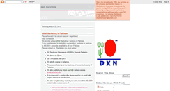 Desktop Screenshot of dxnsuccess.blogspot.com