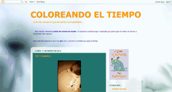 Desktop Screenshot of coloreoeltiempo.blogspot.com