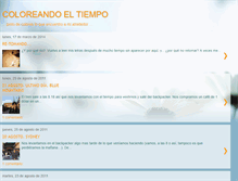 Tablet Screenshot of coloreoeltiempo.blogspot.com