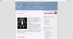 Desktop Screenshot of modaargentina.blogspot.com