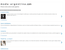 Tablet Screenshot of modaargentina.blogspot.com