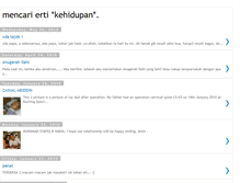 Tablet Screenshot of keindahan-kehidupan.blogspot.com