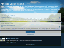 Tablet Screenshot of carlowathletics.blogspot.com