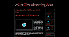 Desktop Screenshot of online-live-stream-free.blogspot.com