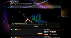 Desktop Screenshot of highwaysofnepal.blogspot.com