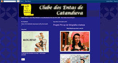 Desktop Screenshot of clubedosentasdecatanduva.blogspot.com